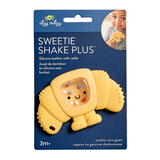 Sweetie Shake Plus™ Rattle & Teether: Chloe the Croissant