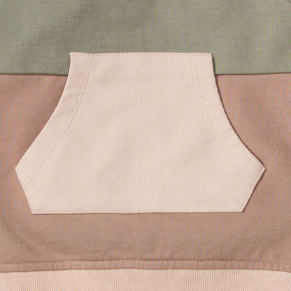 Sleeveless Color Blocked Toddler Sweatshirt Set: Tranquility / 5 Toddler