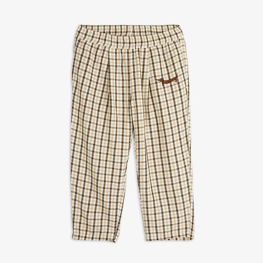 Gingham Woven Trousers