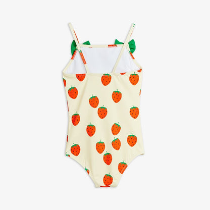 Strawberries aop swimsuit - Off-white