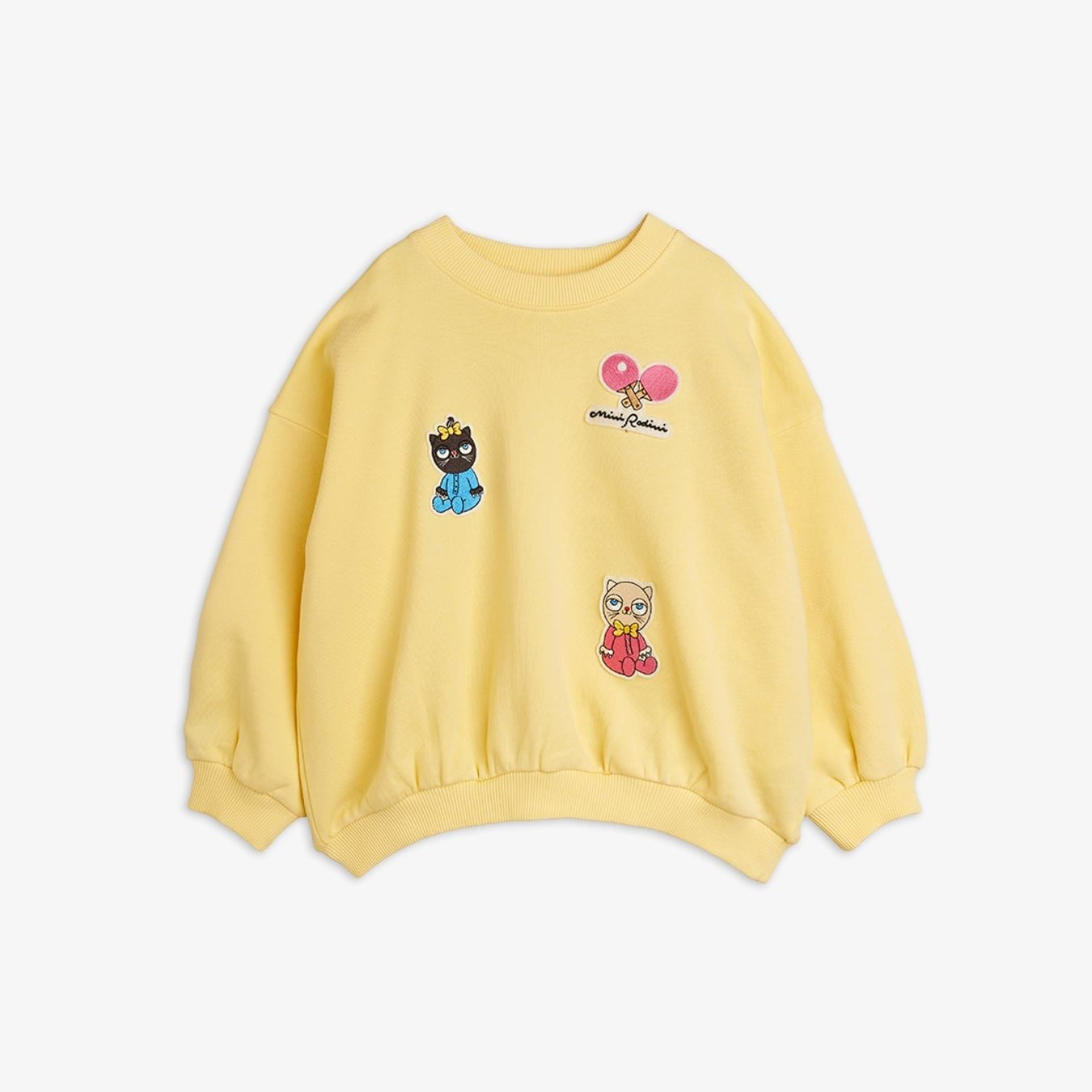 Minibabies patches sweatshirt - Yellow