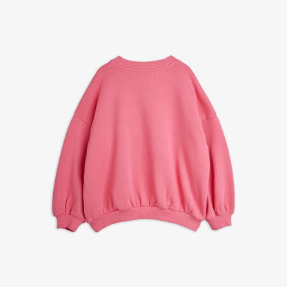 Cat chenille sweatshirt - Pink