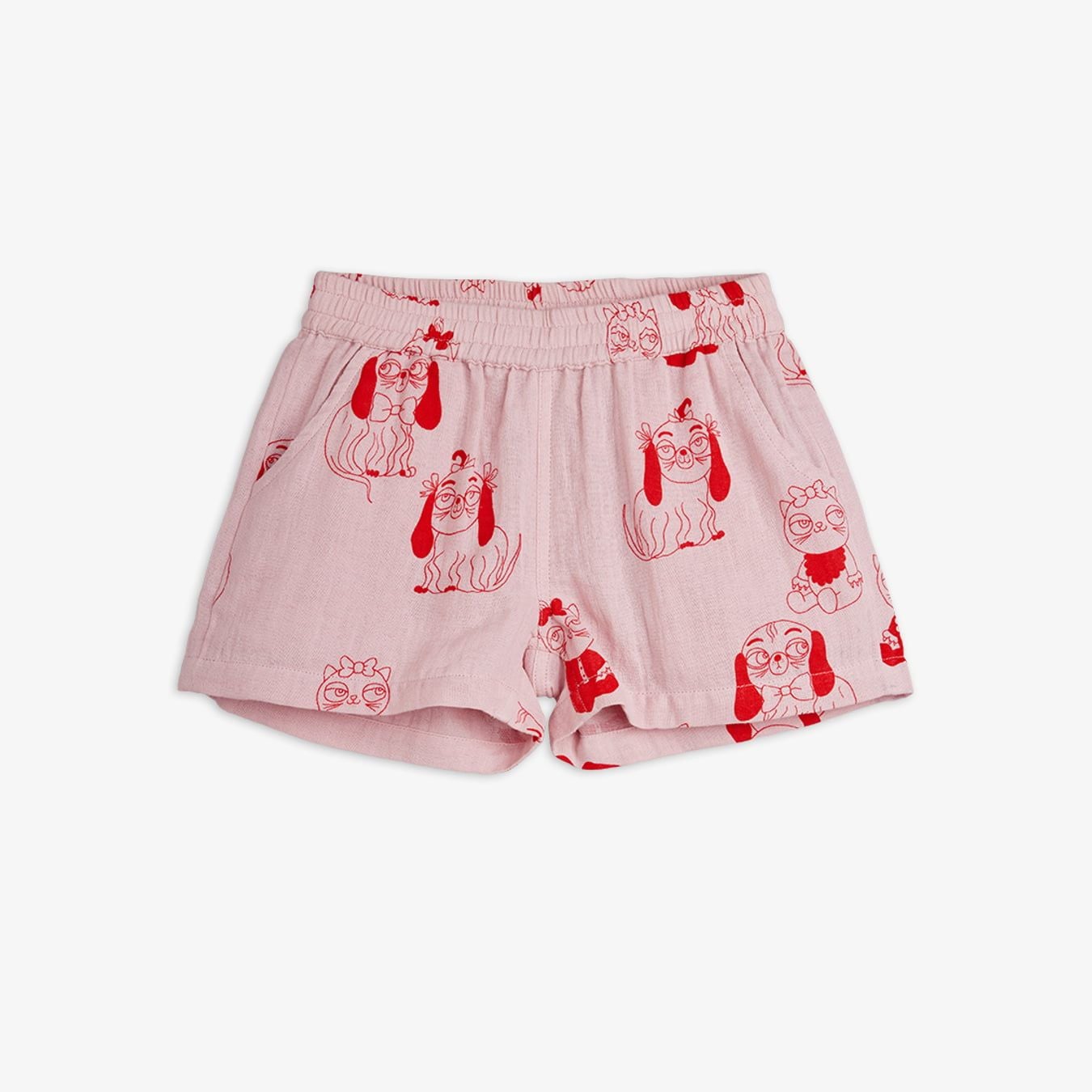 Minibabies aop woven shorts - Pink