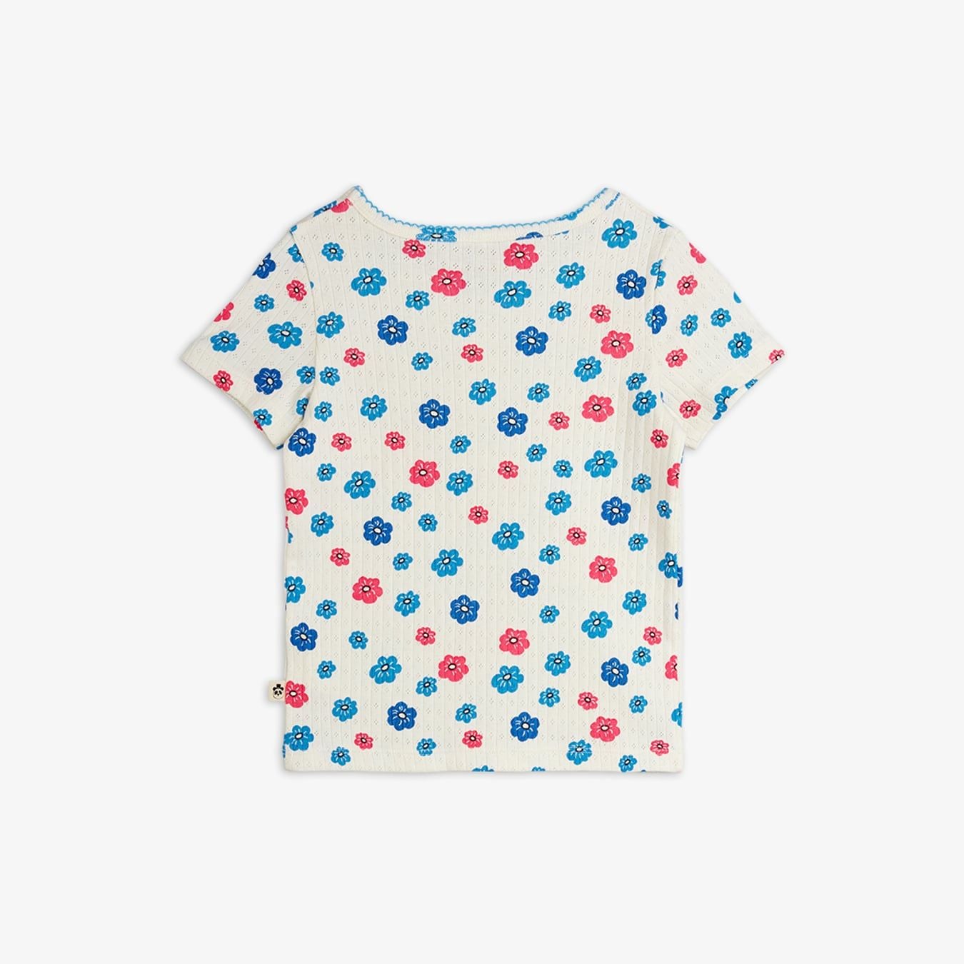 Flowers Pointelle T-Shirt