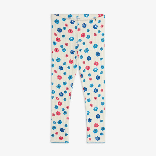 Flowers Pointelle Leggings
