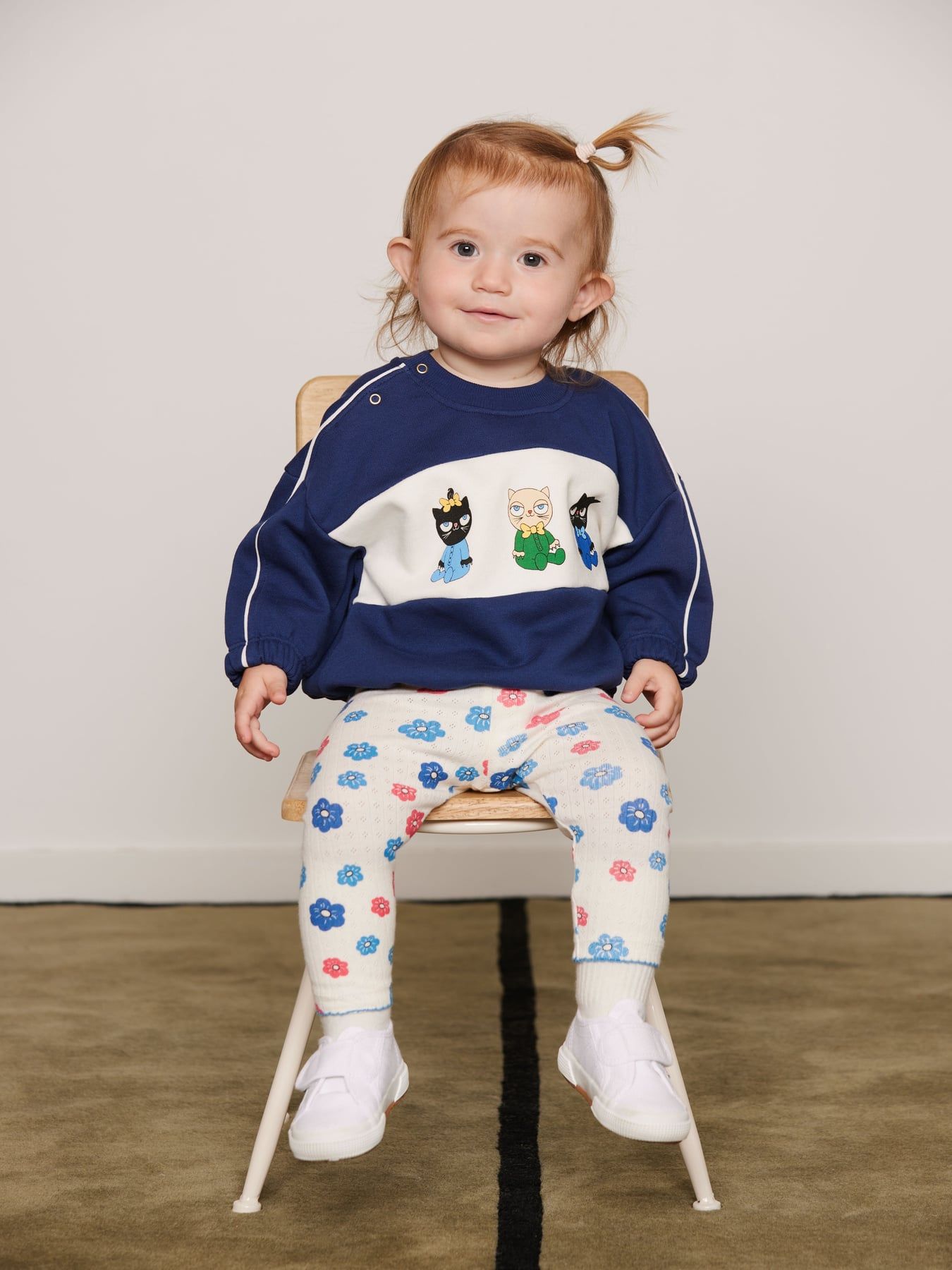 Flowers Pointelle Leggings