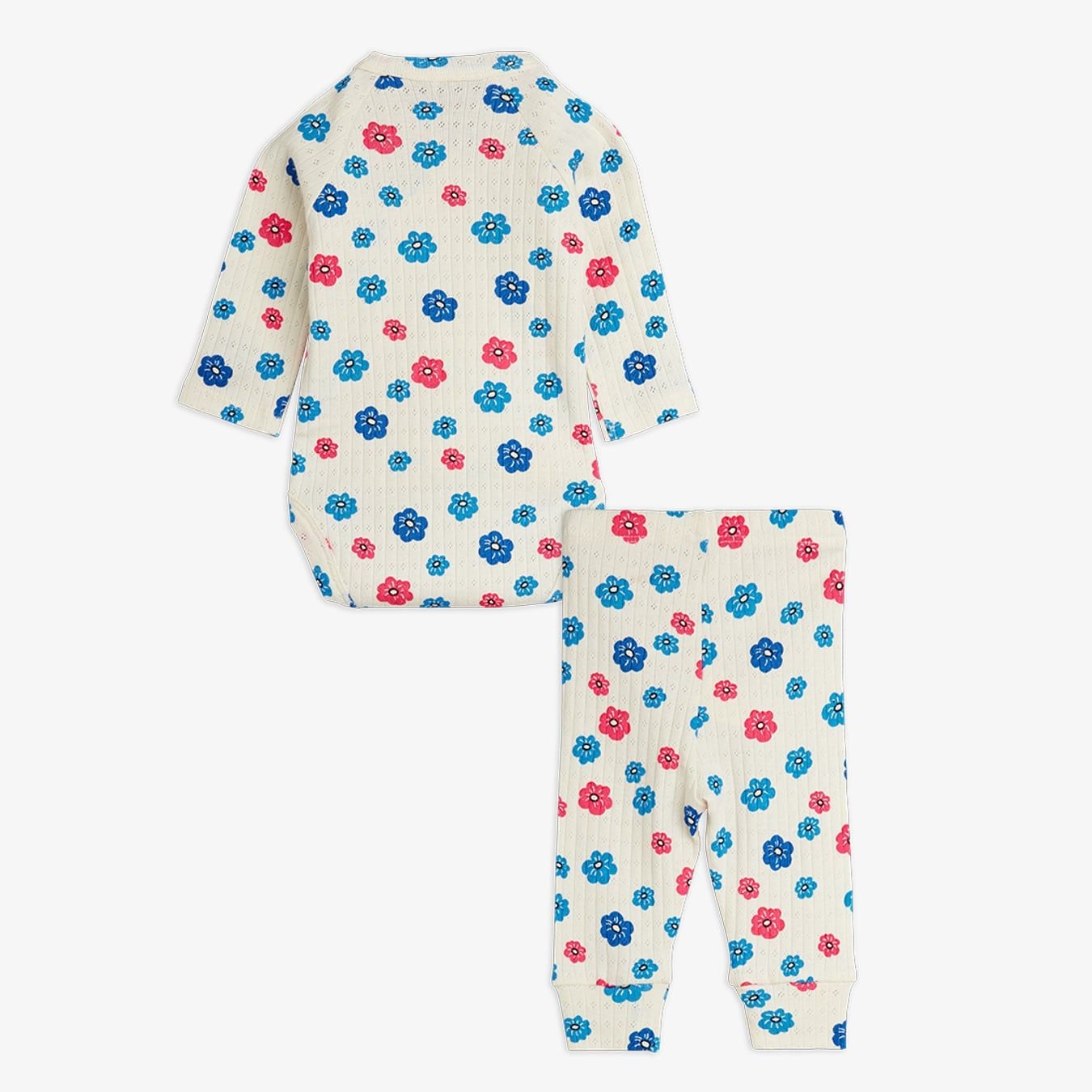 Flowers Pointelle Baby Set