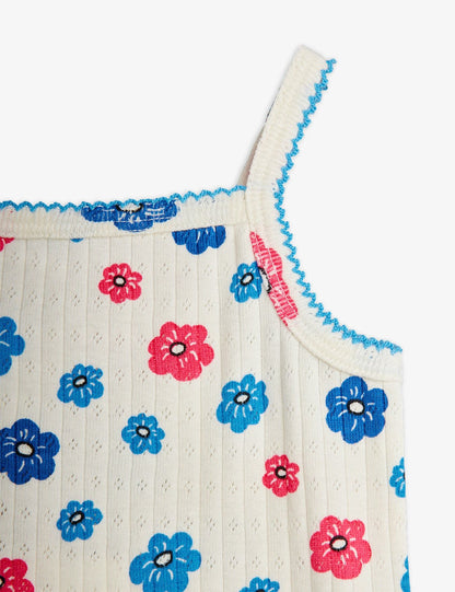 Flowers Pointelle Bodysuit