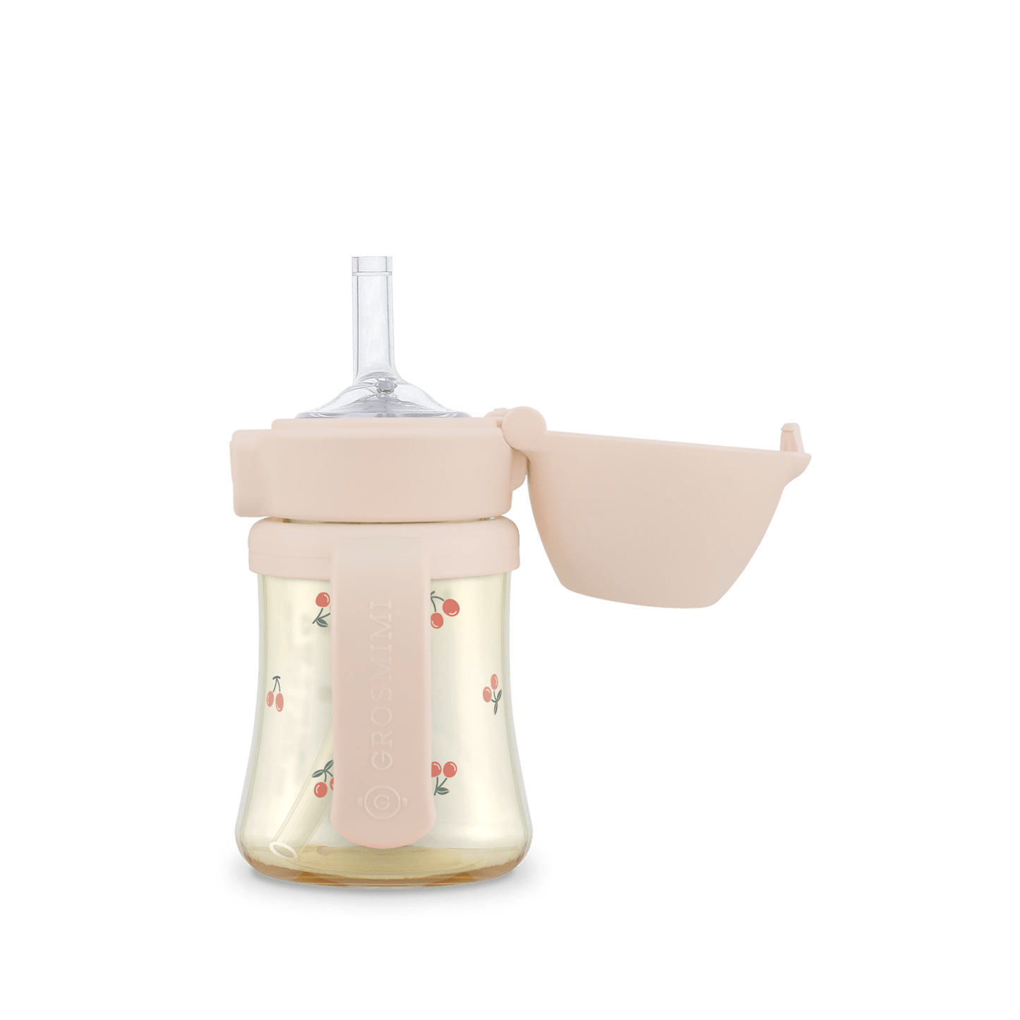 Grosmimi PPSU Straw Cup with Flip Top - 6oz (200ml)