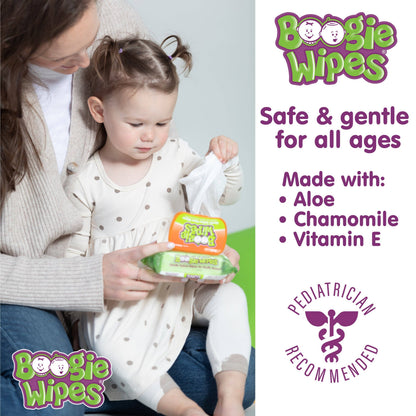 Boogie Saline Nose Wipes, Fresh, 30ct (Case of 12)