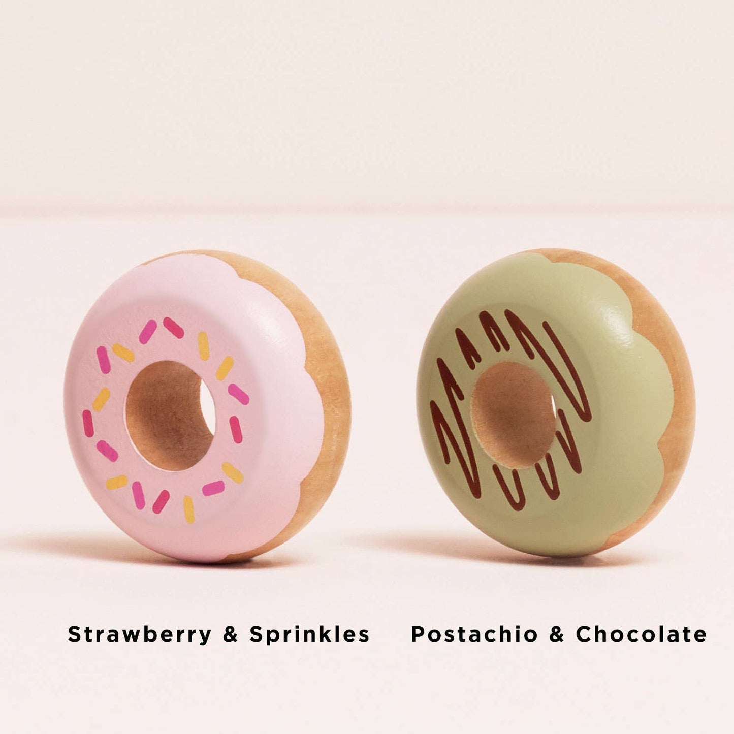 Wooden Donut Play Food Set