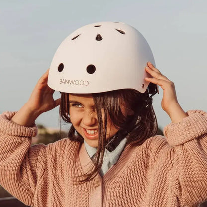 BANWOOD BALANCE BIKE & HELMET SET - PINK