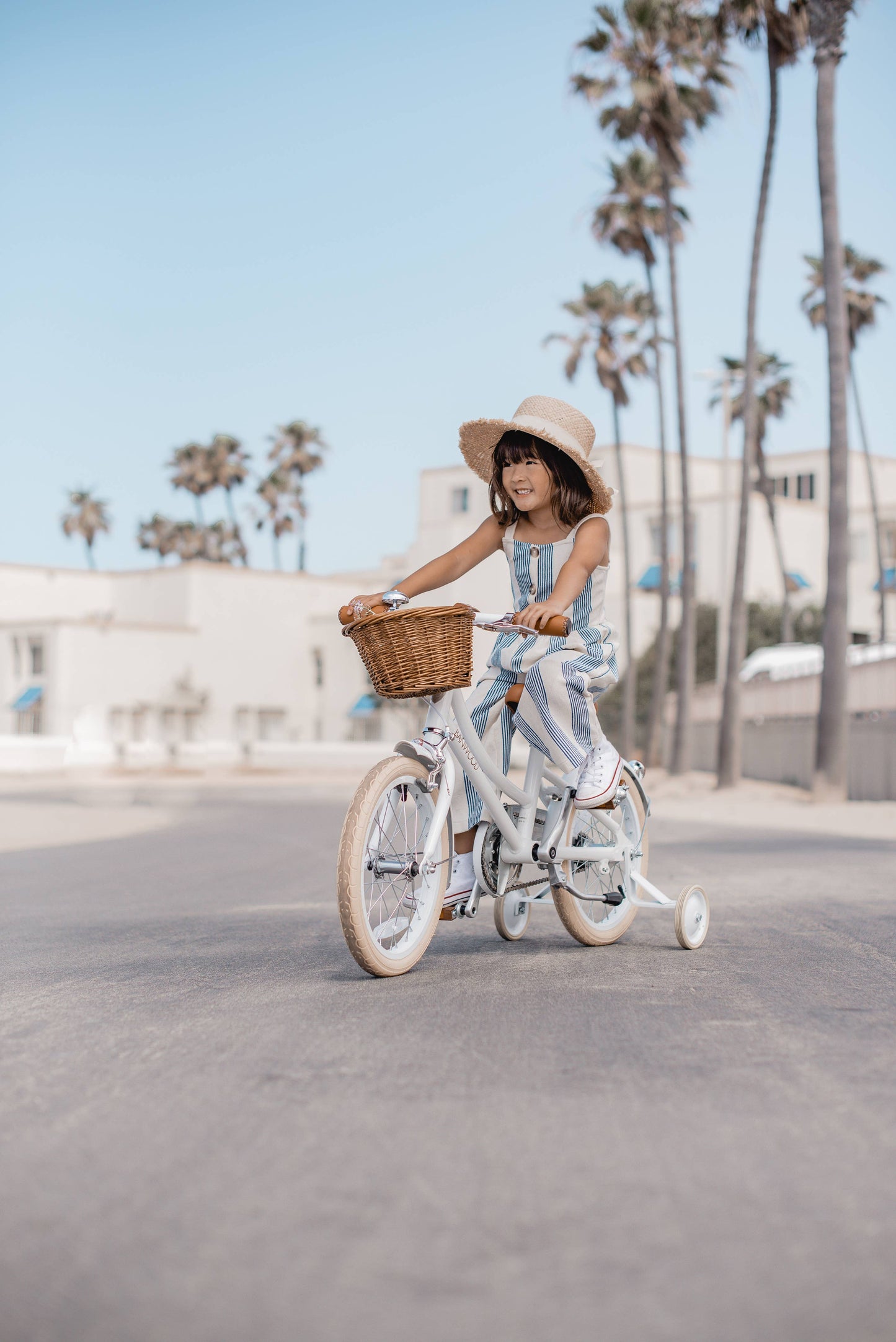 BANWOOD 16" CLASSIC BIKE VINTAGE - WHITE