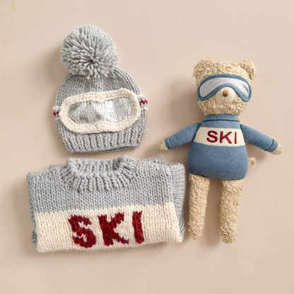 Ski Goggles Beanie, Bowie Grey Baby Kids Adult Snowboard Hat: M; 2-5Y