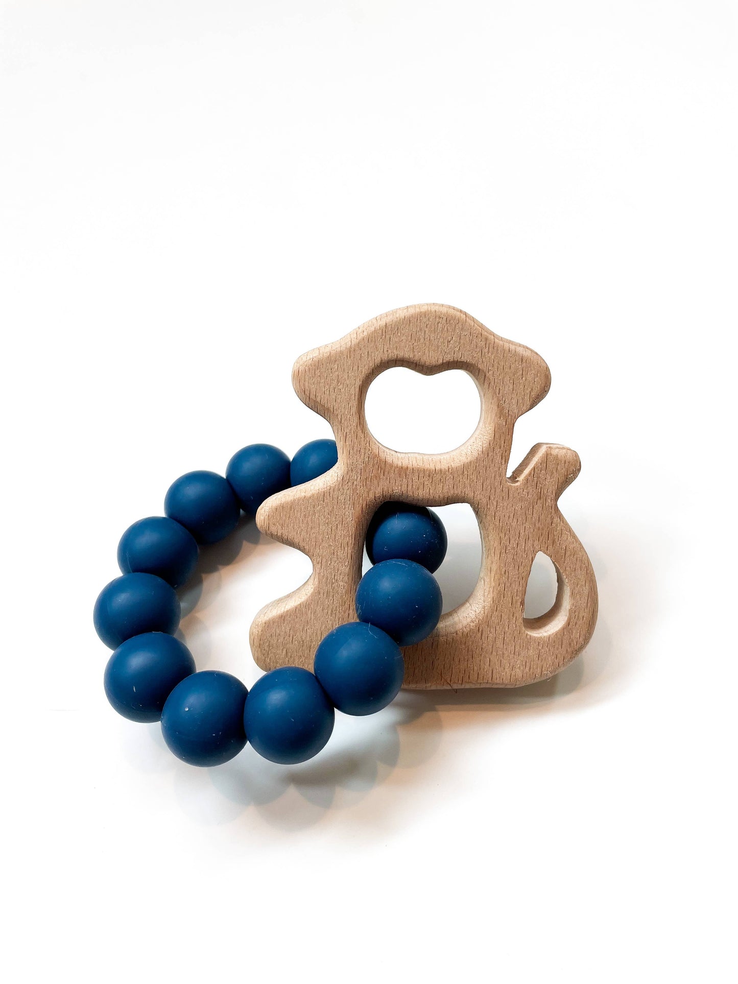 Basic Monkey Teether: Powder Blue