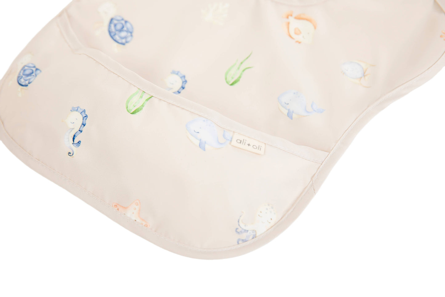 Sleeveless (3-pc) Smock Bib Set for Baby & Toddler (Animals)