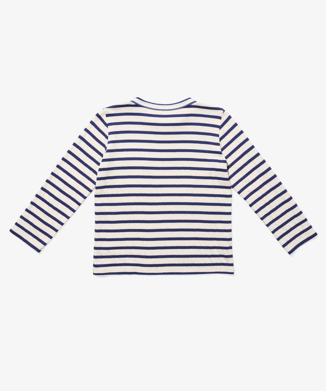 Edward T-Shirt, Navy Stripe