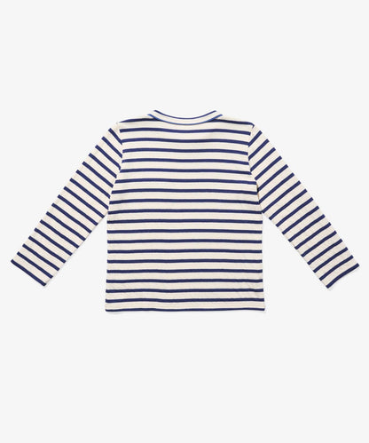 Edward T-Shirt, Navy Stripe