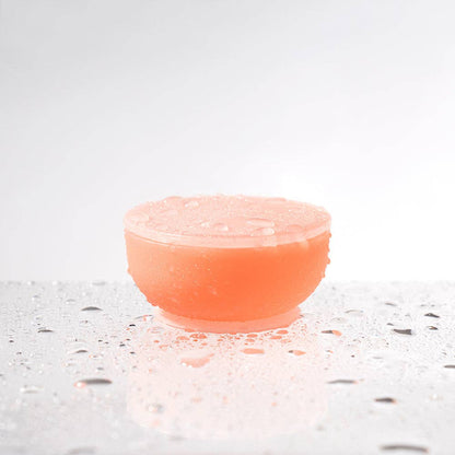Silicone Suction Bowl with Lid: Lemon
