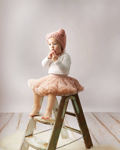 Annie & Charles® tulle skirt: Blush