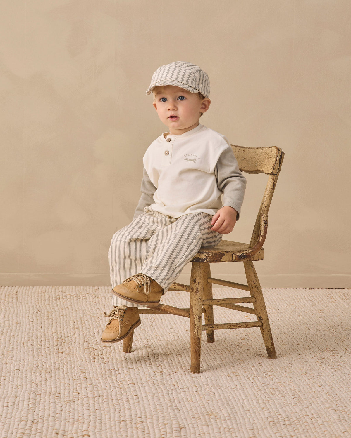 Long Sleeve Henley Tee Laurel