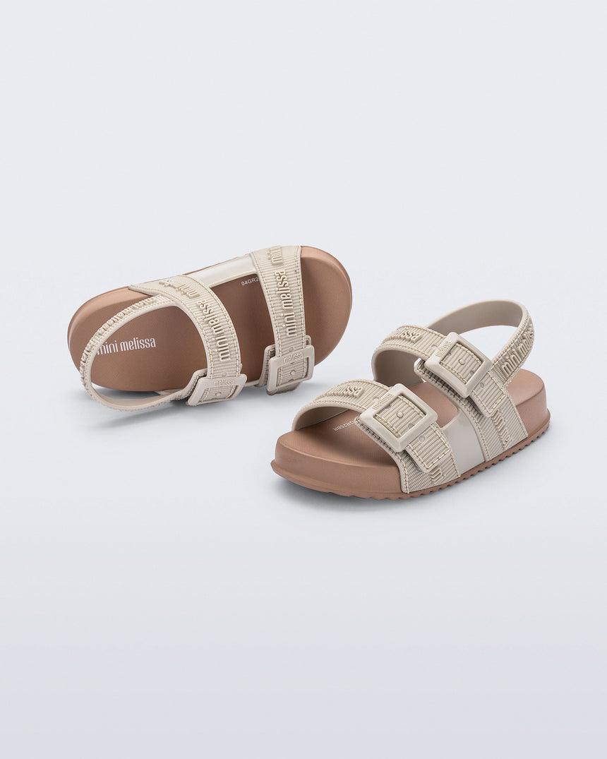 Mini Melissa Cozy M Lover Baby Sandals: Brown