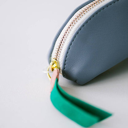 Luxe Slim Pencil Pouch - Periwinkle