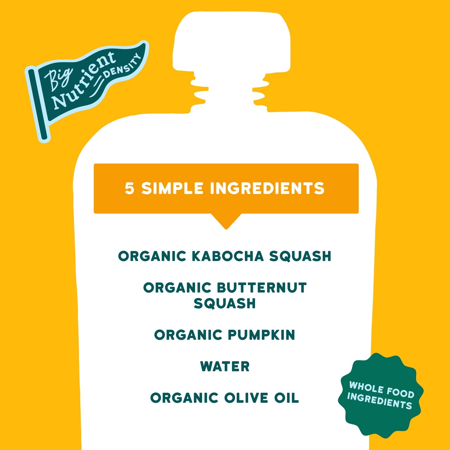 Organic Squashes (6 Pouches)