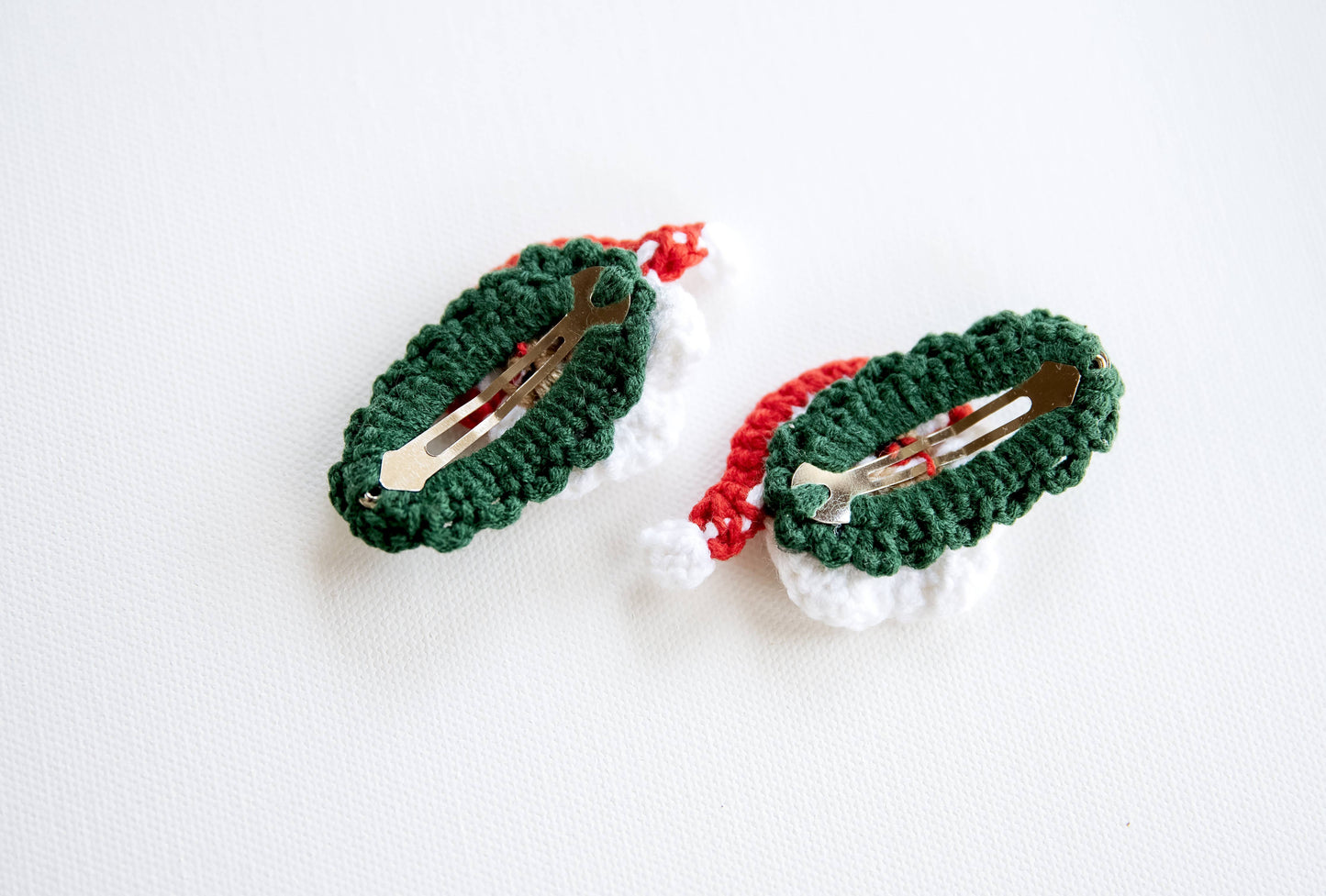 Christmas Hair Clips: Santa Hair Clip