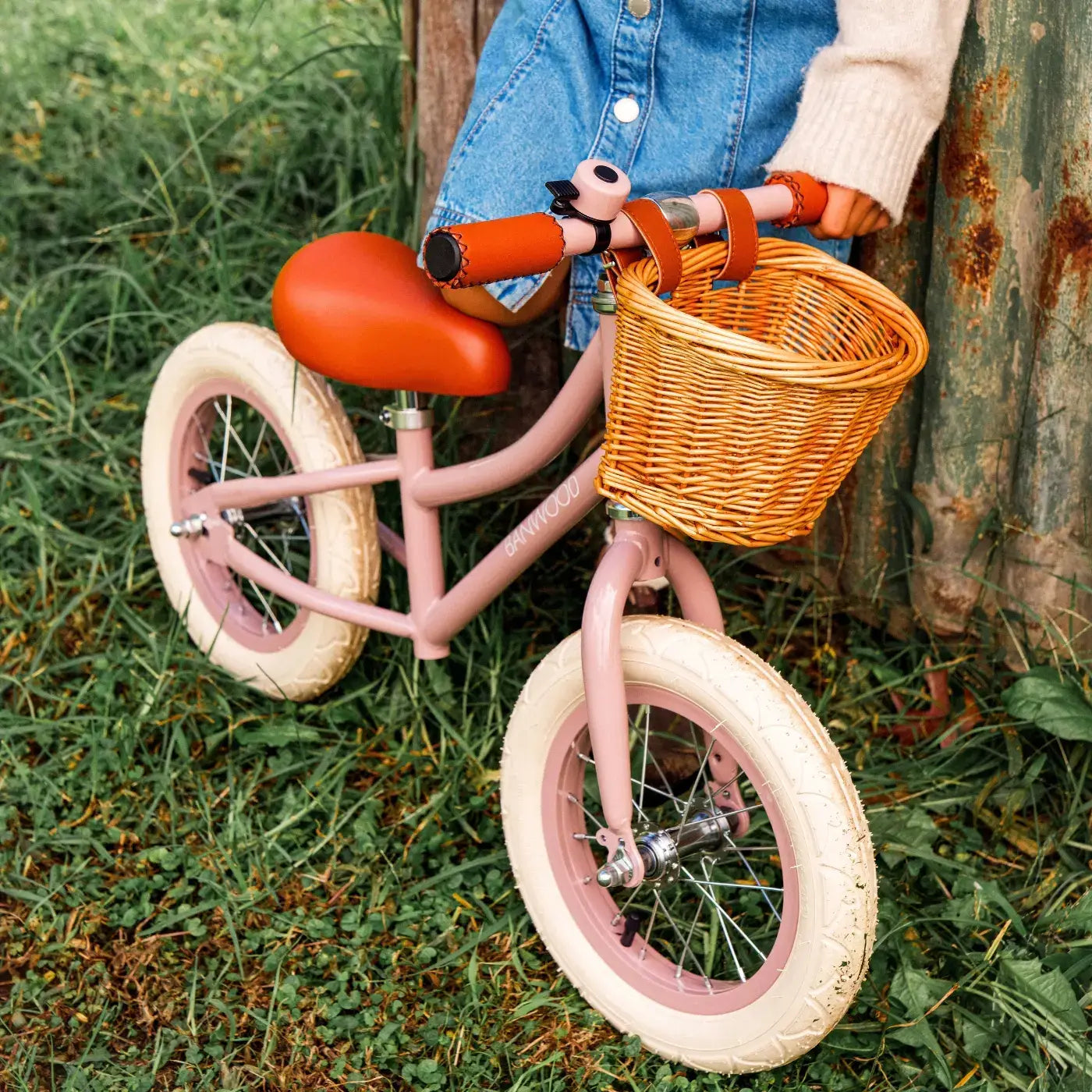 BANWOOD BALANCE BIKE FIRST GO VINTAGE - DUSTYPINK
