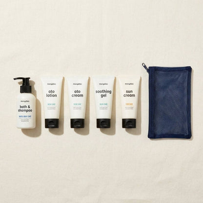 Mongdies Travel Kit 170ml | Mini Baby Skincare Set for On-the-Go | EWG Green