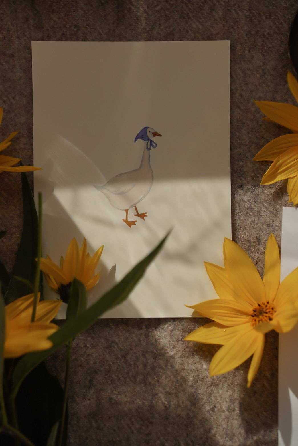 Georgette: White / 4x6 inches