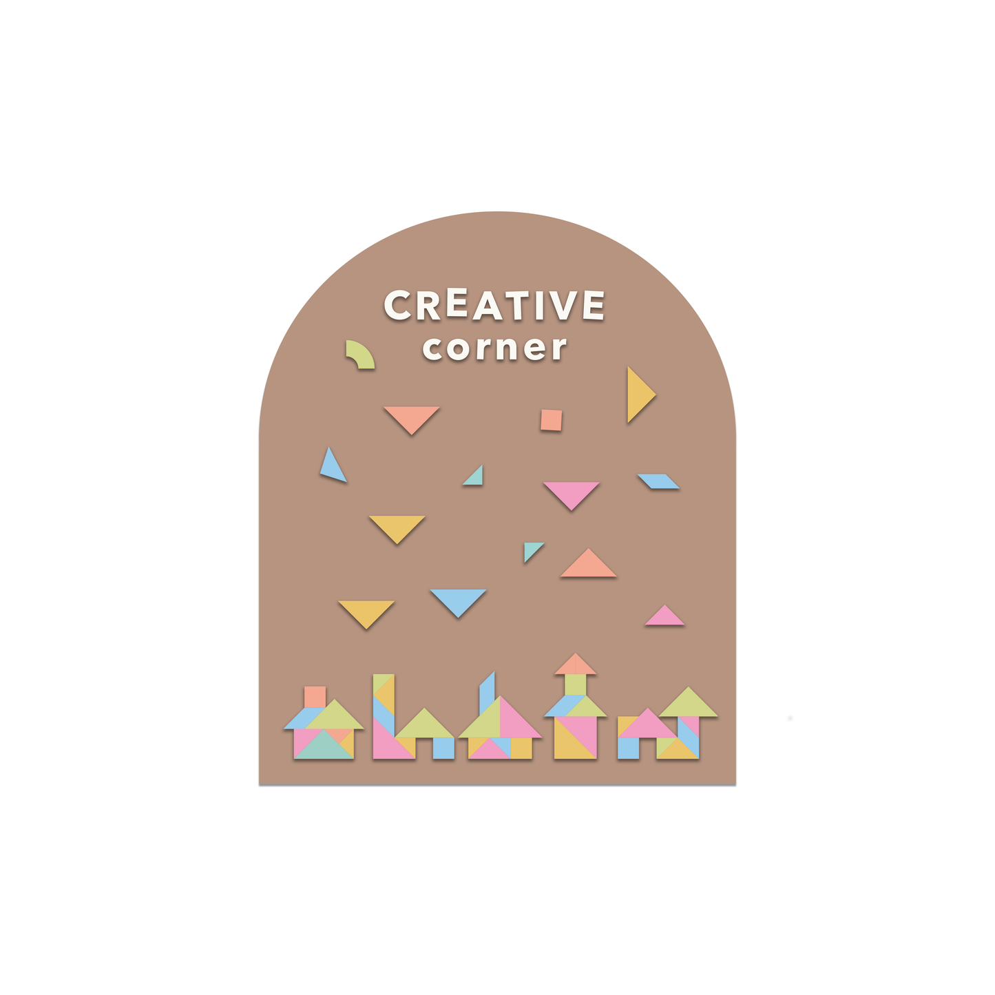 MINI Magic Playwall - Arch Magnetic Art Wall Decal for Small Spaces