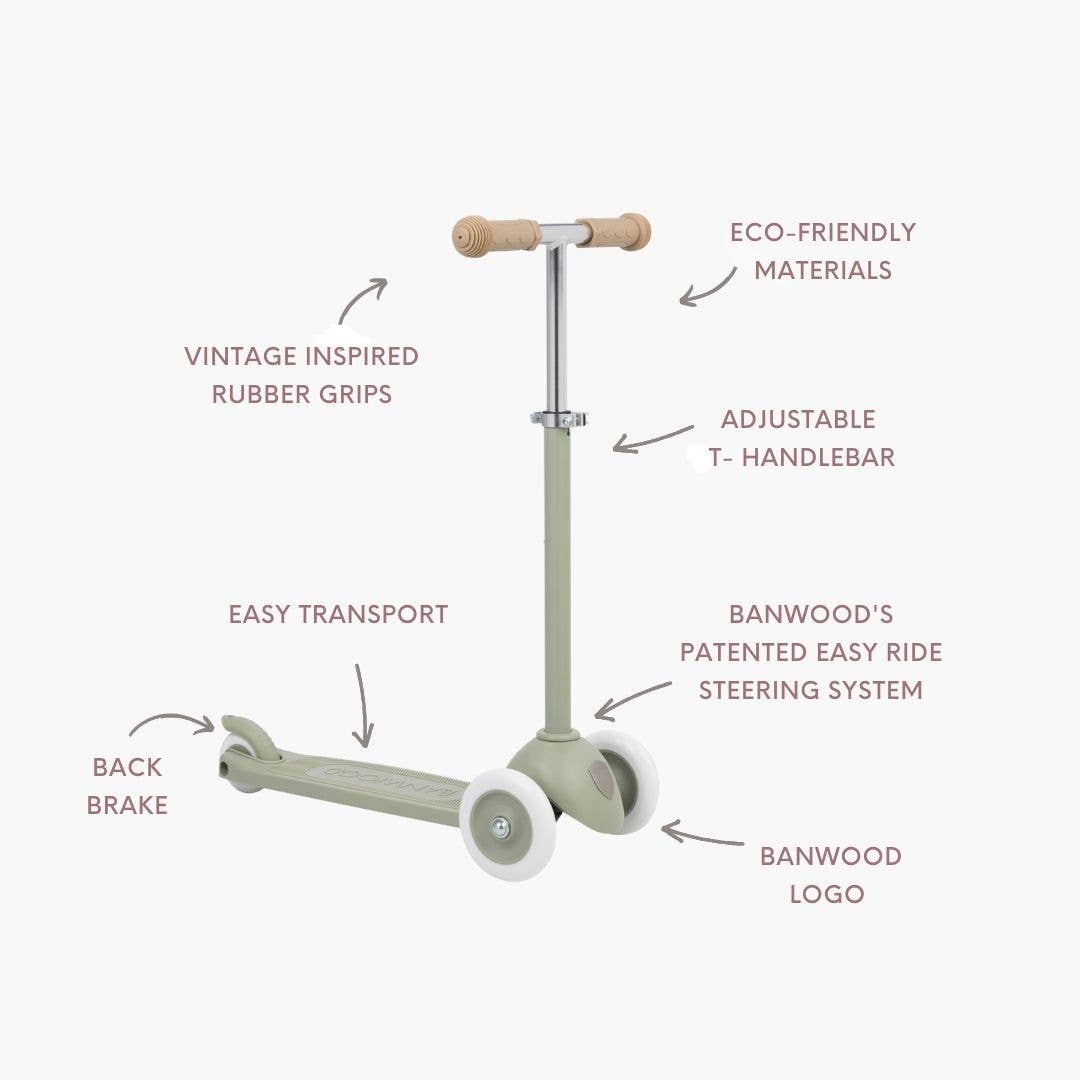 BANWOOD ECO SCOOTER - OLIVE: Just the scooter