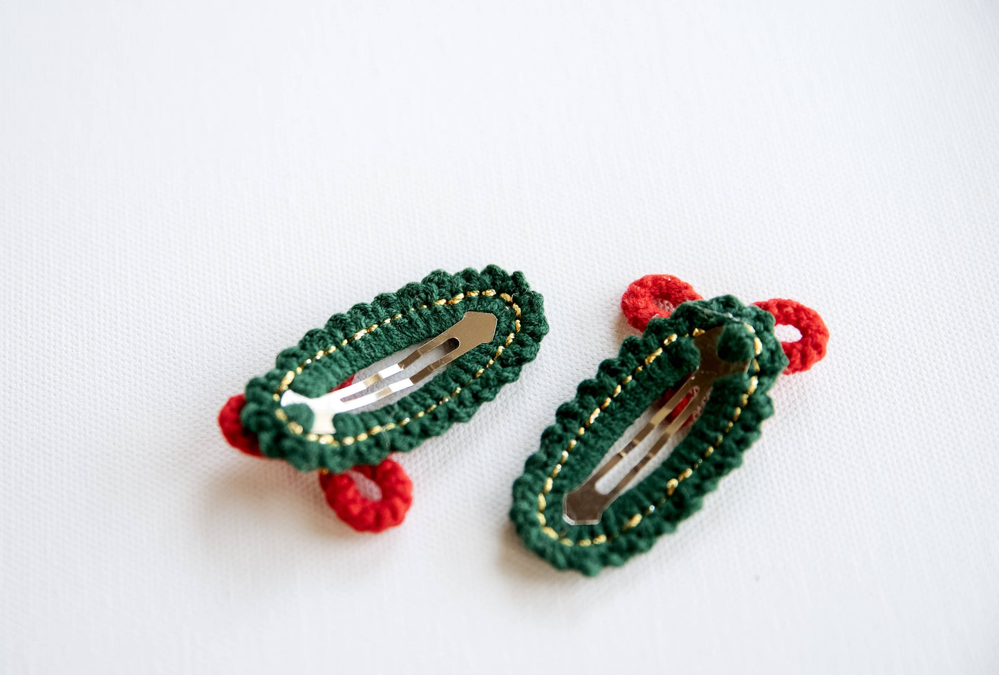 Christmas Hair Clips: Santa Hair Clip