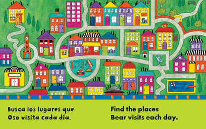 Bear About Town (Bilingual Spanish & English)