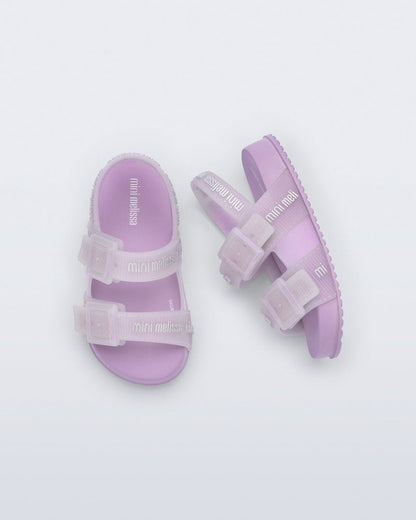 Mini Melissa Cozy M Lover Baby Sandals: Lilac
