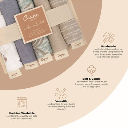 Cove 5-pc. Wash Cloth Set (Sea Life)