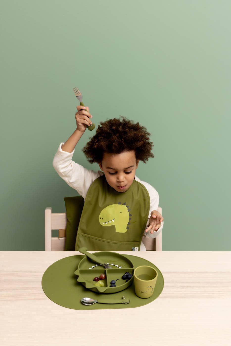 Trixie Silicone Cutlery Set, 3-Pack | Baby Toddler Utensils