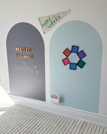 Magic Playwall - Arch Magnetic Wall Decal for Kids: Caramel