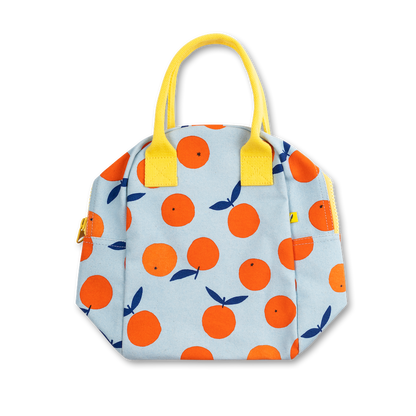 Zipper Lunch Bag - Oranges