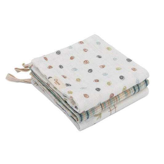 Charlie Farmhouse Tractor HT/Wash Cloth Set