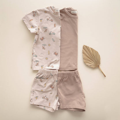Organic Cotton Short Set – Summer Vibes: 18-24M