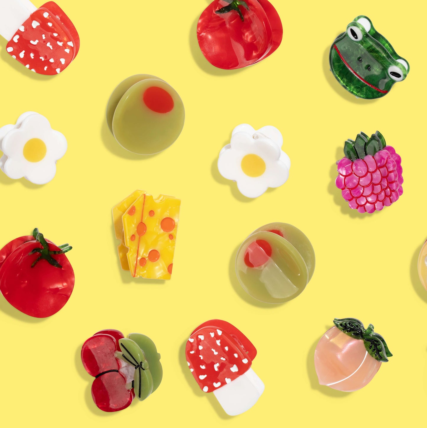 PREORDER: Micro Snack Board Hair Claw Clip Set