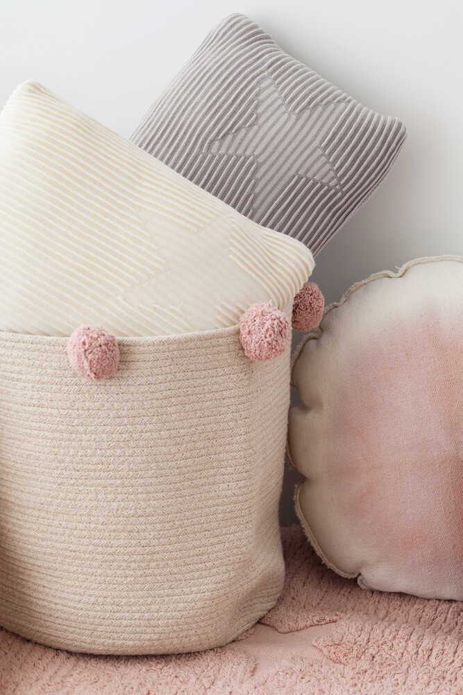 Storage Basket Bubbly Natural - Nude 1' x 1' x 1'