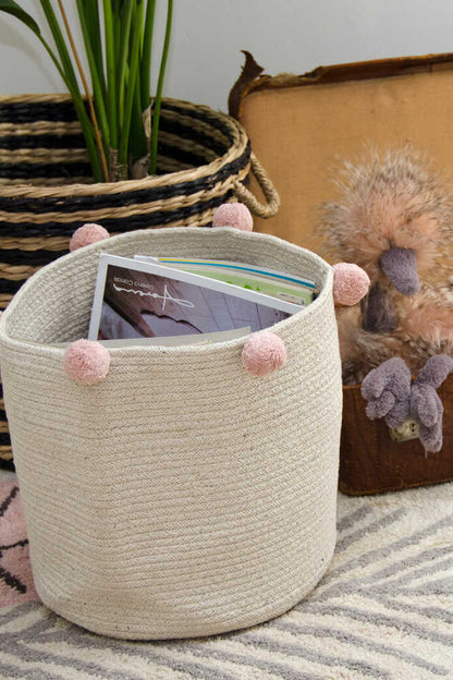 Storage Basket Bubbly Natural - Nude 1' x 1' x 1'