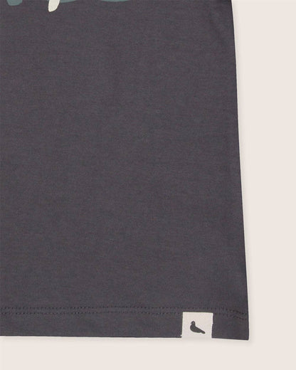 Peace Please T-Shirt: CHARCOAL / 2-3 Years