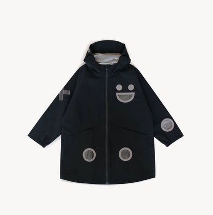 WISTITI Windbreaker Rain Jacket - Black