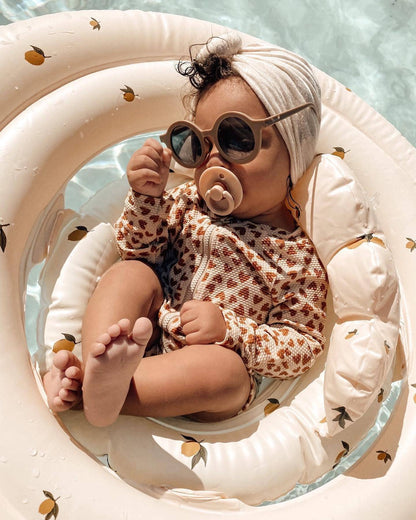 Itzy Soother™ Natural Rubber Paci Sets: Glow - Buttercream + Pistachio 6-18 M