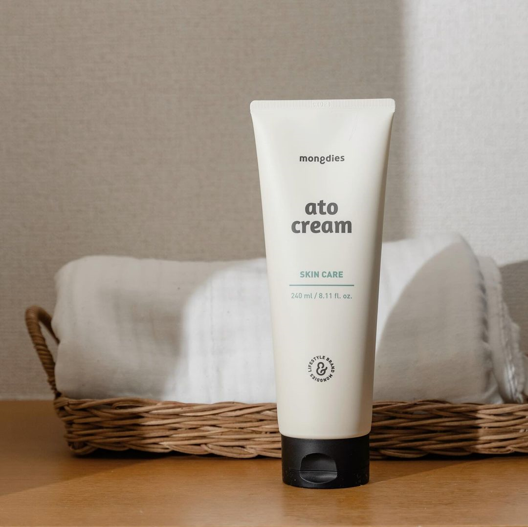 Mongdies Baby Ato Cream 240ml | 200-Hour Moisture Lock | 6 Ceramides | For Delicate Newborn Skin